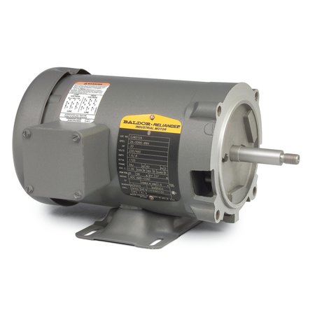 BALDOR-RELIANCE .75Hp, 3450Rpm, 3Ph, 60Hz, 56J, 3416M, Open, F1, CJM3111 CJM3111